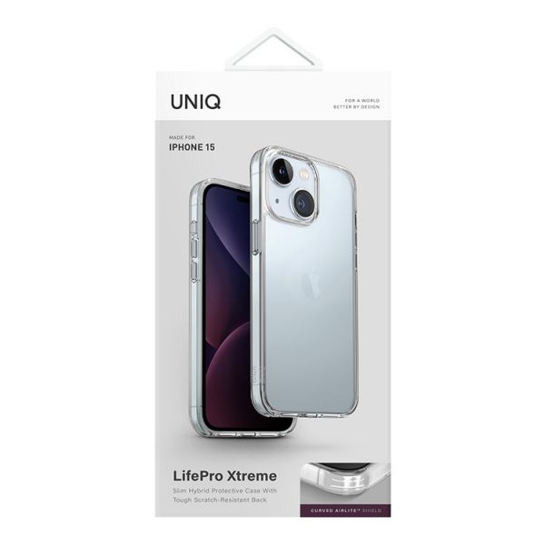 Чехол Uniq для iPhone 15 Lifepro Xtreme Прозрачный - фото 7