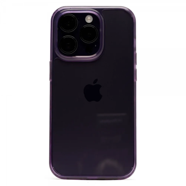 Чехол-накладка K-Doo Guardian для iPhone 14 Pro Max, полиуретан (TPU), противоударный, прозрачный / фиолетовый - фото 2