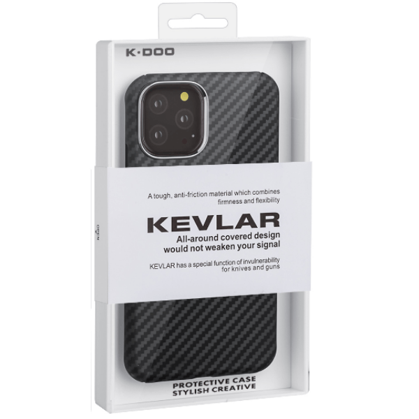 Чехол накладка K-Doo Keivlar для iPhone 14 Pro Max, черный - фото 3