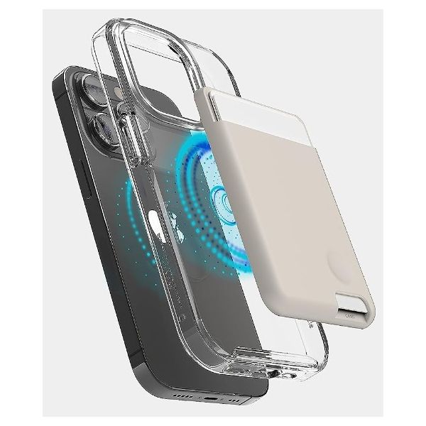 Магн. бумажник Elago MagSafe Silicone Card Pocket Камень - фото 2