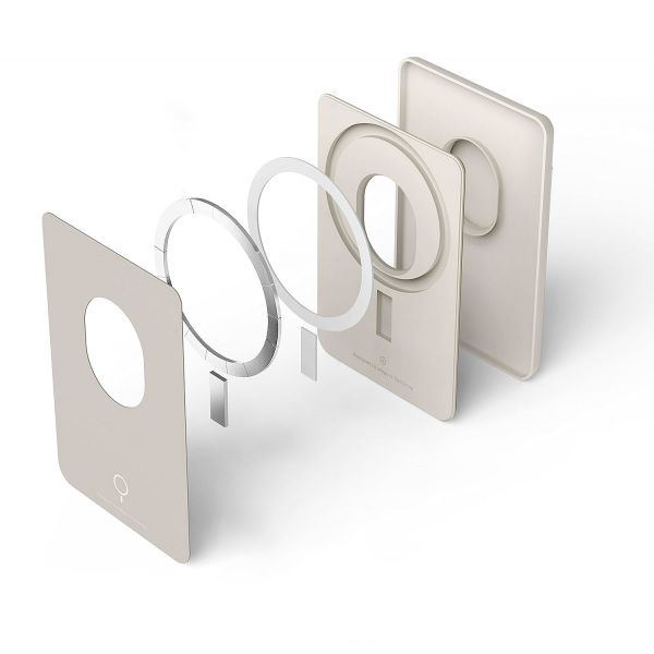 Магн. бумажник Elago MagSafe Silicone Card Pocket Камень - фото 3