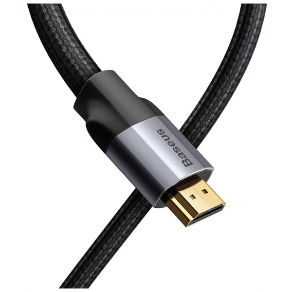 Адаптер-кабель Baseus Enjoyment Series 4KHD Male To 4KHD Male Adapter Cable 1.5m Темно-серый - фото 3