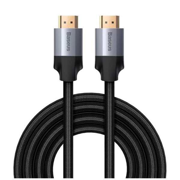 Адаптер-кабель Baseus Enjoyment Series 4KHD Male To 4KHD Male Adapter Cable 1.5m Темно-серый - фото 1