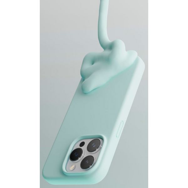 Чехол Elago для iPhone 15 Pro Soft silicone (Liquid) Мятный - фото 3