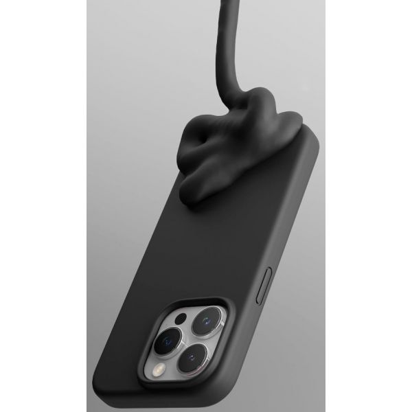 Чехол Elago для iPhone 15 Pro Soft silicone (Liquid) Черный - фото 3