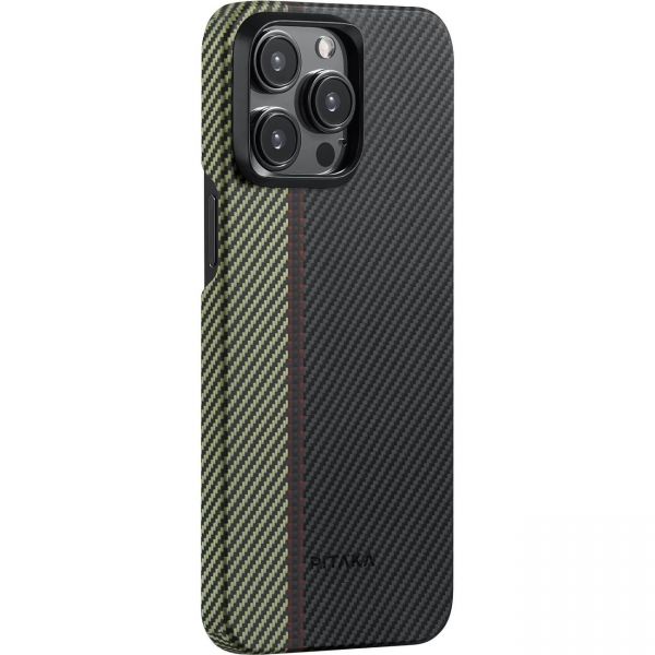 Чехол Pitaka Fusion Weaving MagEZ Case 4 для iPhone 15 Pro Max (6.7"), Overture, кевлар (арамид) - фото 3