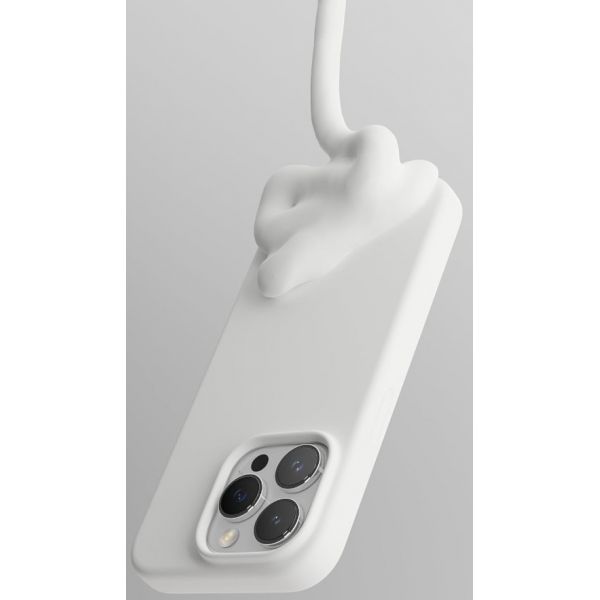 Чехол Elago для iPhone 15 Pro Max Soft silicone (Liquid) Белый - фото 3