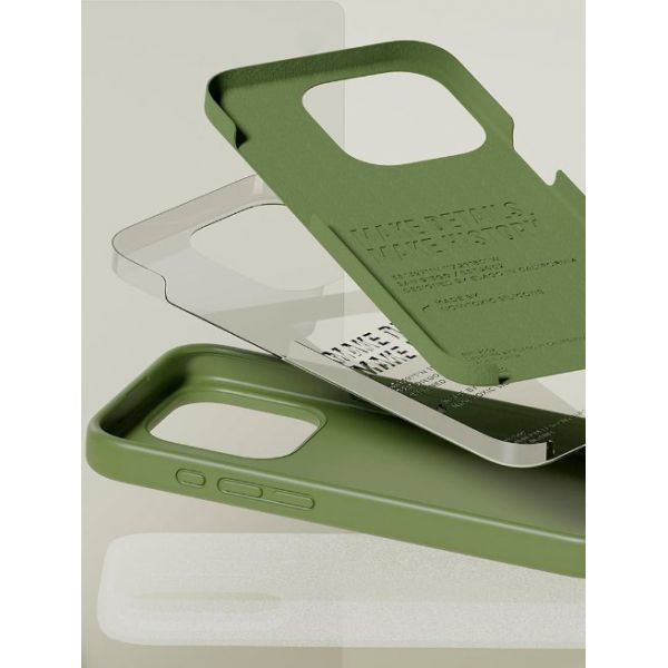 Чехол Elago для iPhone 15 Pro Max Soft silicone (Liquid) Кедр Зеленый - фото 4