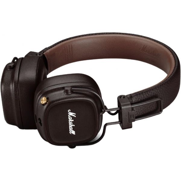 Беспроводные наушники Marshall Major IV, коричневые - фото 4