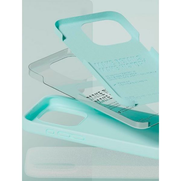 Чехол Elago для iPhone 15 Pro Soft silicone (Liquid) Морское Небо - фото 4