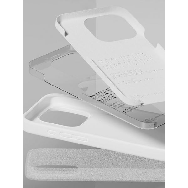 Чехол Elago для iPhone 15 Pro Max Soft silicone (Liquid) Белый - фото 4