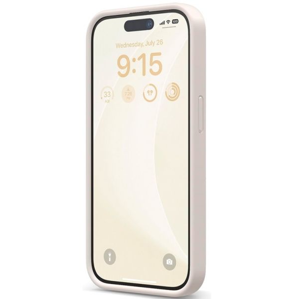 Чехол Elago для iPhone 15 Pro Soft silicone (Liquid) Камень - фото 2