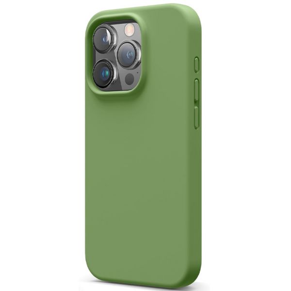 Чехол Elago для iPhone 15 Pro Max Soft silicone (Liquid) Кедр Зеленый - фото 1