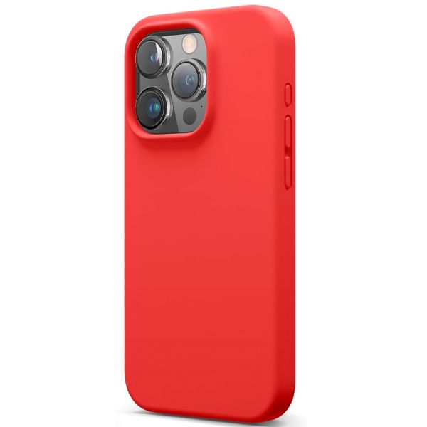 Чехол Elago для iPhone 15 Pro Max Soft silicone (Liquid) Ледяной Красный - фото 1
