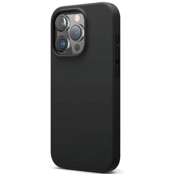 Чехол Elago для iPhone 15 Pro Soft silicone (Liquid) Черный - фото 1