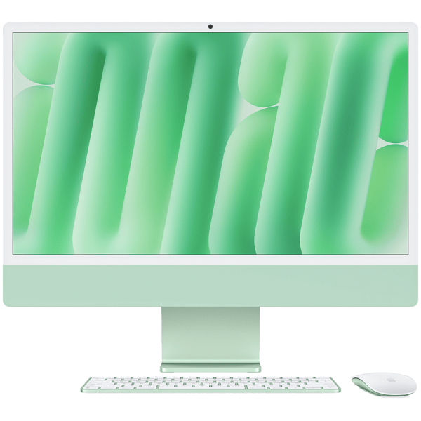 Apple iMac 24" Retina 4.5K (2024) M4, 10-Core, 24 ГБ, 512 ГБ SSD, 10-Core GPU, A2439, русская раскладка, зелёный 1