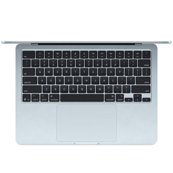 Apple MacBook Air 13.6" (2025), M4 10-Core, 16 ГБ, 512 ГБ, SSD, 10-Core GPU, русская раскладка, «небесно-голубой» 2