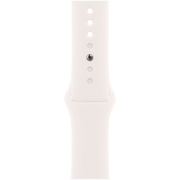 Apple Watch Series 10 (2024) 46 мм, алюминиевый корпус серебристый, спортивный ремешок белый, (M/L) 3