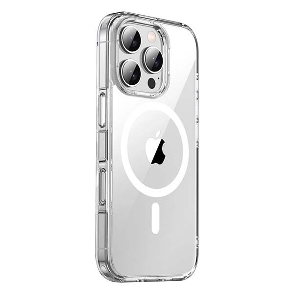 Чехол-накладка iPaky TPU Armour Magnetic Series с MagSafe для iPhone 16 Pro Max, пластик+полиуретан (TPU), прозрачный