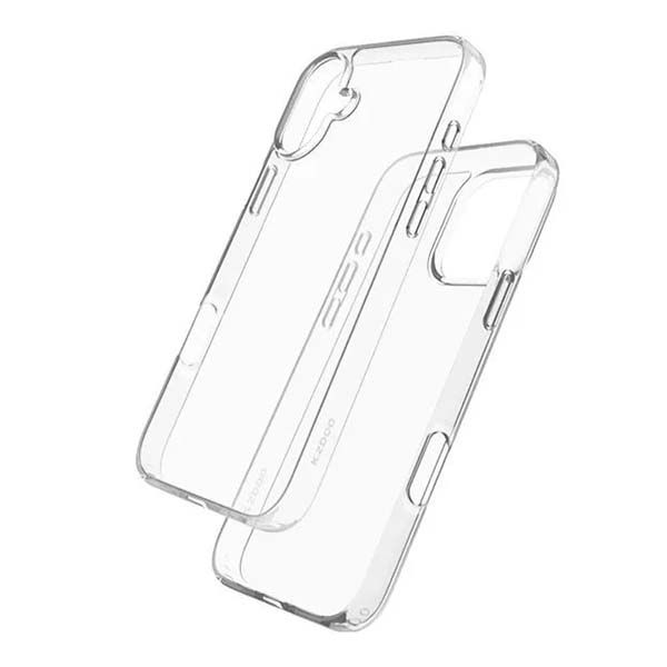 Чехол-накладка K-Doo Guardian для iPhone 16 Pro, силикон, глянец, прозрачный 3