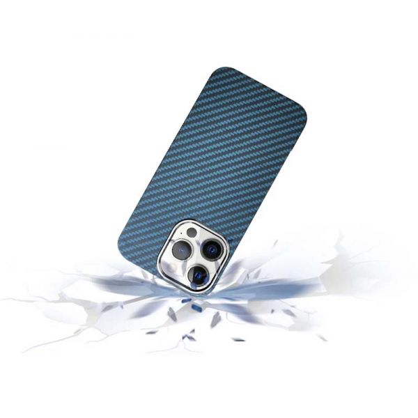 Чехол-накладка K-Doo Keivlar для iPhone 16 Pro Max, черный - зеленый 4