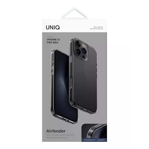Чехол Uniq для iPhone 16 Pro Max Air Fender, Дымчато-серый 4