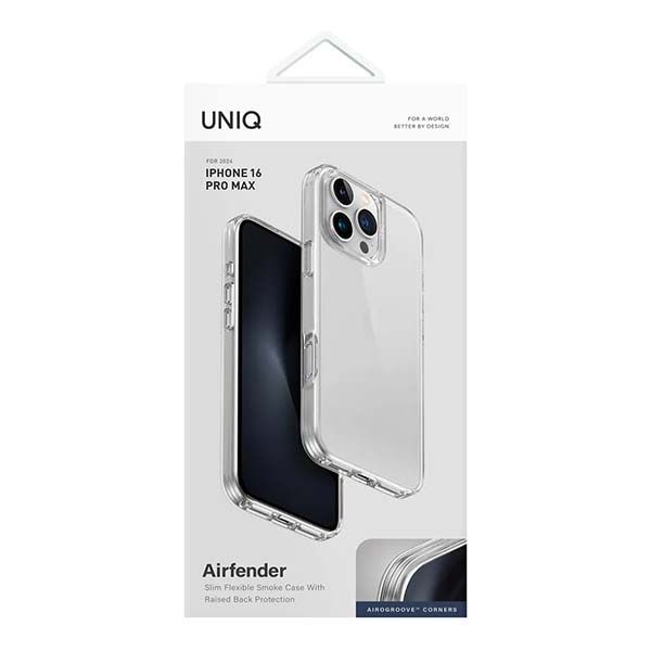 Чехол Uniq для iPhone 16 Pro Max Air Fender, Прозрачный 4