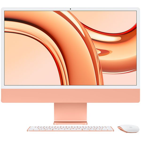 Apple iMac 24" Retina 4.5K (2023) M3, 8-Core, 8 ГБ, 256 ГБ SSD, 10-Core GPU, A2439, русская раскладка, оранжевый 1
