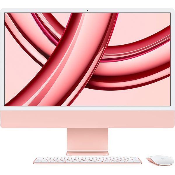 Apple iMac 24" Retina 4.5K (2023) M3, 8-Core, 8 ГБ, 256 ГБ SSD, 10-Core GPU, A2439, русская раскладка, розовый 1