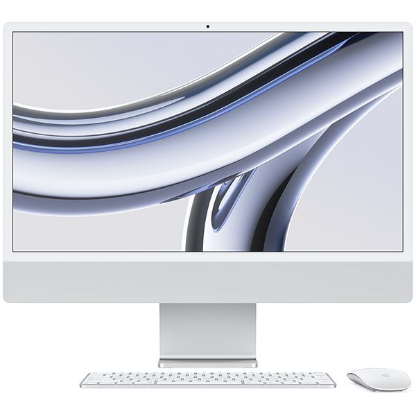 Apple iMac 24" Retina 4.5K (2023) M3, 8-Core, 8 ГБ, 256 ГБ SSD, 8-Core GPU, A2439, русская раскладка, серебристый 1