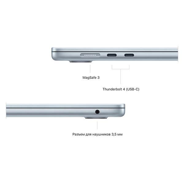 Apple MacBook Air 15.3" (2025), M4 10-Core, 16 ГБ, 512 ГБ SSD, 10-Core GPU, русская раскладка, серебристый 7
