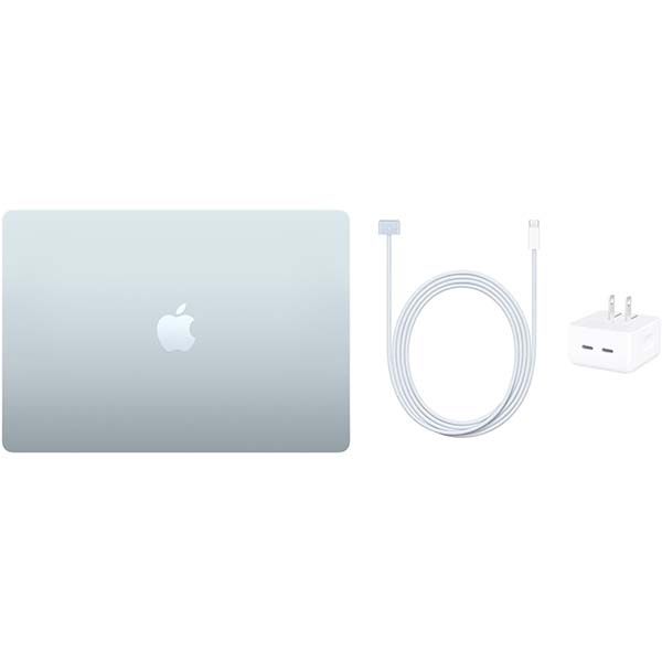 Apple MacBook Air 15.3" (2025), M4 10-Core, 16 ГБ, 256 ГБ SSD, 10-Core GPU, русская раскладка, «небесно-голубой» 9