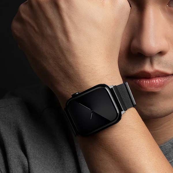 Ремешок Uniq для Apple Watch 41/40/38 mm Dante Strap Mesh Сталь Графит 3