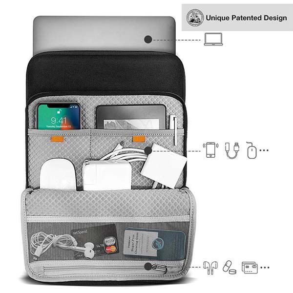 Сумка Tomtoc Laptop DefenderACE-A03 Laptop Shoulder Bag 13.5" Черный 8