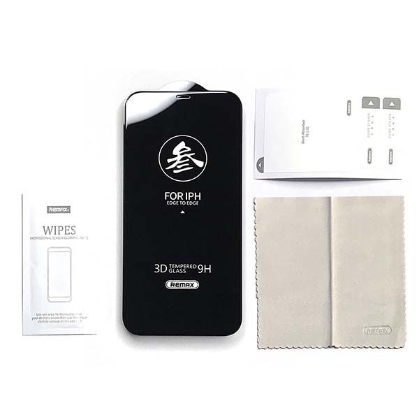 Защитное стекло на экран Remax GL-27 для iPhone 12 Pro Max, 6,7'', 3D, 9H, глянец, тонкая рамка 4