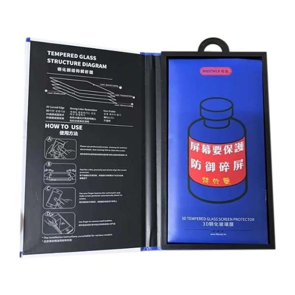 Защитное стекло на экран Remax GL-27 для iPhone 13 Pro Max/14 Plus, 6,7'', 3D, 9H, глянец, тонкая рамка 3