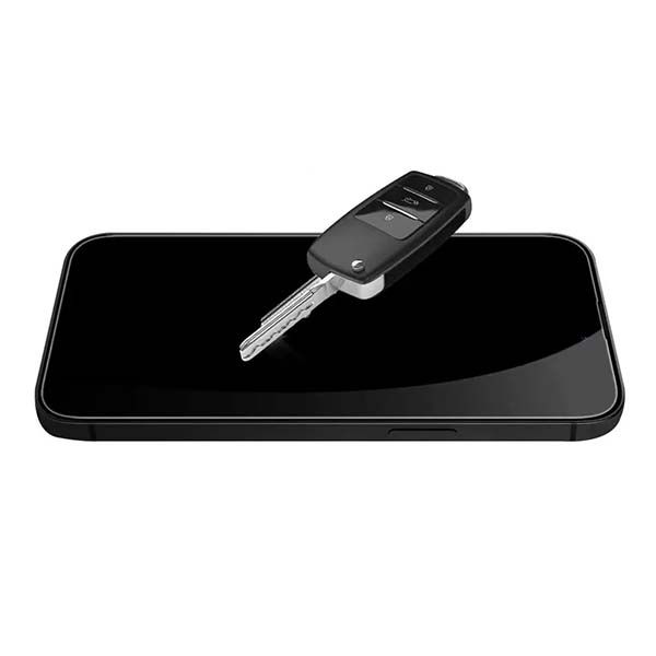 Защитное стекло на экран Remax GL-27 для iPhone 14 Pro Max, 6,7'', 3D, 9H, глянец, тонкая рамка, чёрный 3