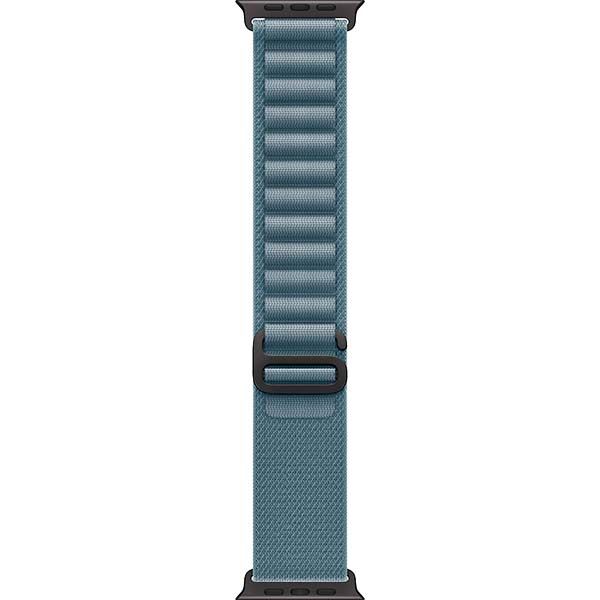 Apple Watch Ultra 3 (2025), 49 мм, корпус «чёрный титановый», ремешок Alpine светло-голубой (M/L) фото 3
