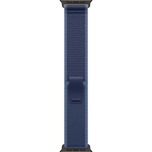 Apple Watch Ultra 3 (2025), 49 мм, корпус «чёрный титановый», ремешок Trail синий/ярко-синий (M/L) фото 3