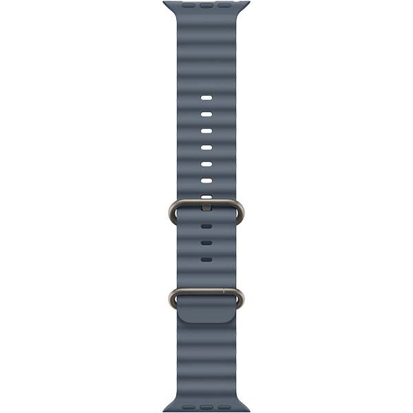 Apple Watch Ultra 3 (2025), 49 мм, корпус «натуральный титановый», ремешок Ocean «якорный синий» (M/L) фото 3
