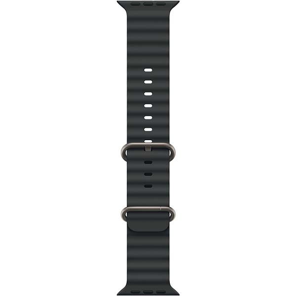 Apple Watch Ultra 3 (2025), 49 мм, корпус «натуральный титановый», ремешок Ocean чёрный (M/L) фото 3