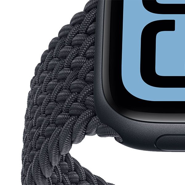 Apple Watch SE 3 2025, 40 мм, алюминиевый корпус «тёмная ночь», спортивный ремешок «тёмная ночь» (S/M) фото 12