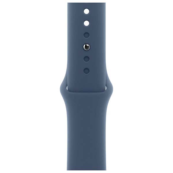 Apple Watch Series 10 (2024) 42 мм, алюминиевый корпус серебристый, спортивный ремешок «деним» (S/M) 3