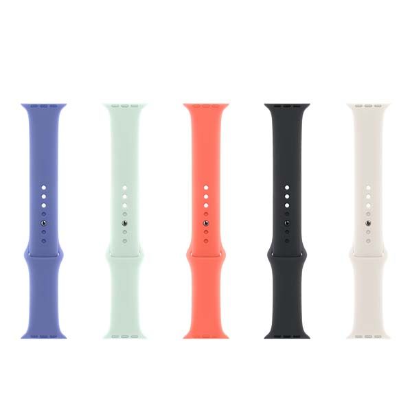 Apple Watch Series 10 (2024) 42 мм, алюминиевый корпус «розовое золото», спортивный ремешок «светлые румяна», (S/M) 7