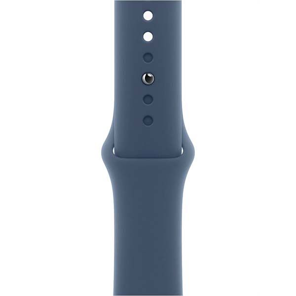 Apple Watch Series 10 (2024) 46 мм, алюминиевый корпус серебристый, спортивный ремешок «деним», (M/L) 3