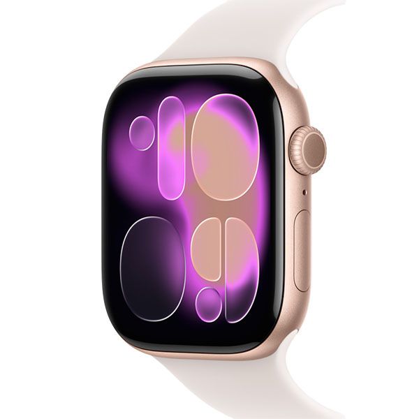 Apple Watch Series 11 (2025) 42 мм, алюминиевый корпус «серый космос», спортивный ремешок чёрный, (S/M) фото 8