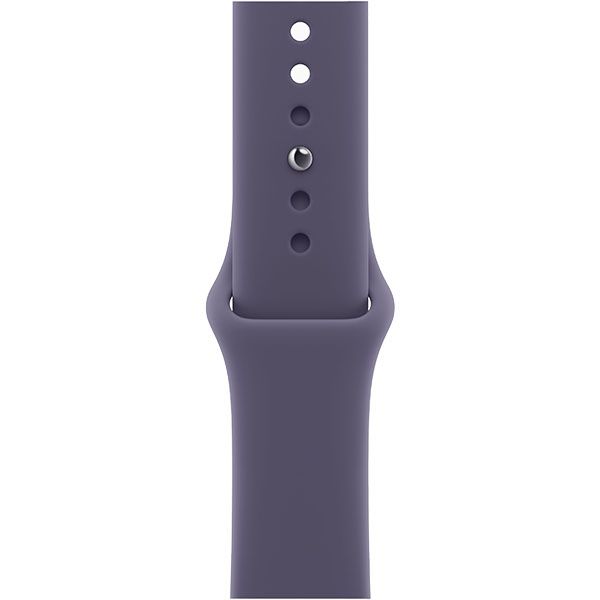 Apple Watch Series 11 (2025) 42 мм, алюминиевый корпус серебристый, спортивный ремешок «фиолетовый туман», (S/M) фото 3