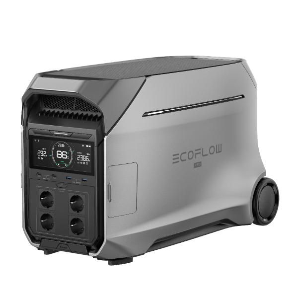 Электростанция EcoFlow DELTA Pro 3, портативная, ёмкость 4096 Втч, мощность 4000 Вт АКБ, 2 DC, 2 USB-A, 2 USB-C, 5 220В, серый фото 1
