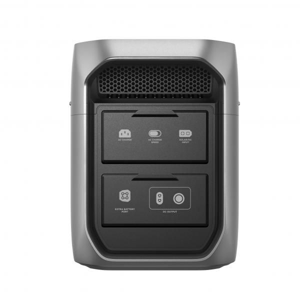 Электростанция EcoFlow DELTA 3 Max Plus, портативная, ёмкость 2048 Втч, мощность 3000 Вт АКБ, DC, USB-A, 3 USB-C, 4 220В, серый фото 3
