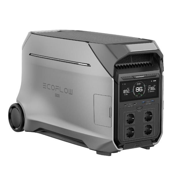 Электростанция EcoFlow DELTA Pro 3, портативная, ёмкость 4096 Втч, мощность 4000 Вт АКБ, 2 DC, 2 USB-A, 2 USB-C, 5 220В, серый фото 4